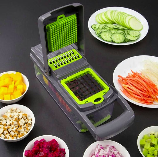 16-in-1 Mandoline Slicer & Vegetable Chopper – Multifunctional Food Cutter, Grater & Shredder for Carrot, Tomato, Cheese, Onion & More