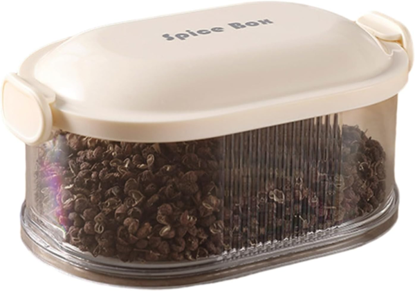 4-Layer Spice Storage Box – Multi-Layered Seasoning Organizer for BBQ, Picnic & Outdoor Cooking | Kitchen & Tableware Accessory Set