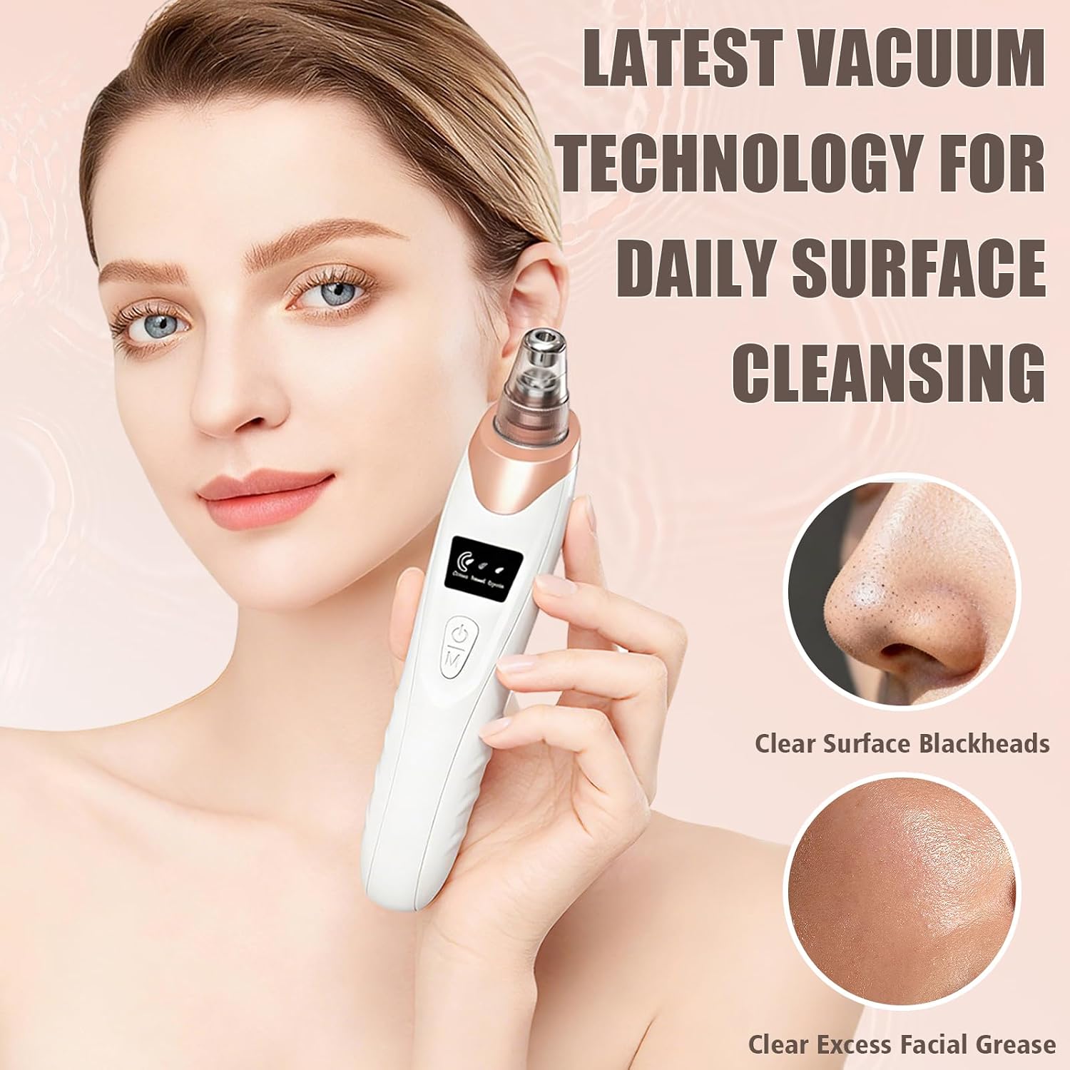 Electric Blackhead Remover Pore Vacuum With 5 Probes