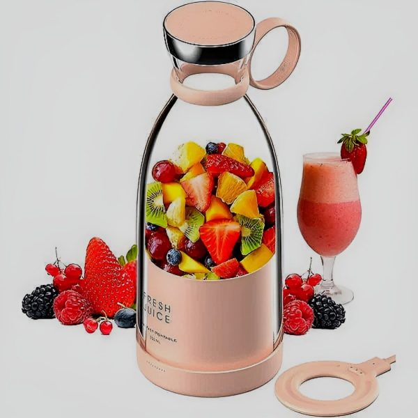 Mini Portable Blender – Rechargeable Electric Juicer for Smoothies, Shakes & Fruit Mixing