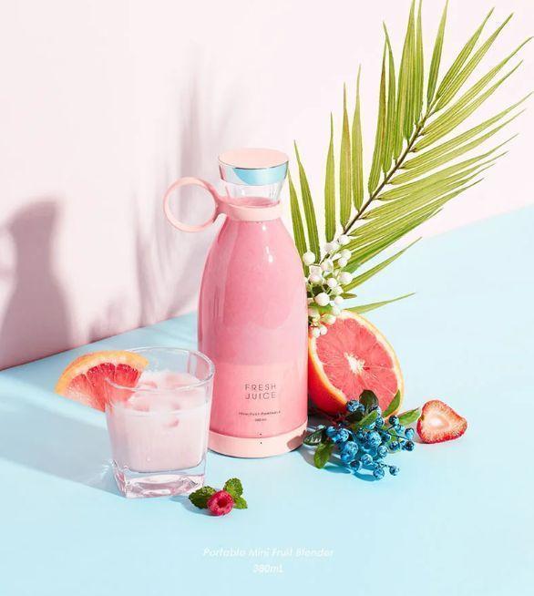 Mini Portable Blender – Rechargeable Electric Juicer for Smoothies, Shakes & Fruit Mixing