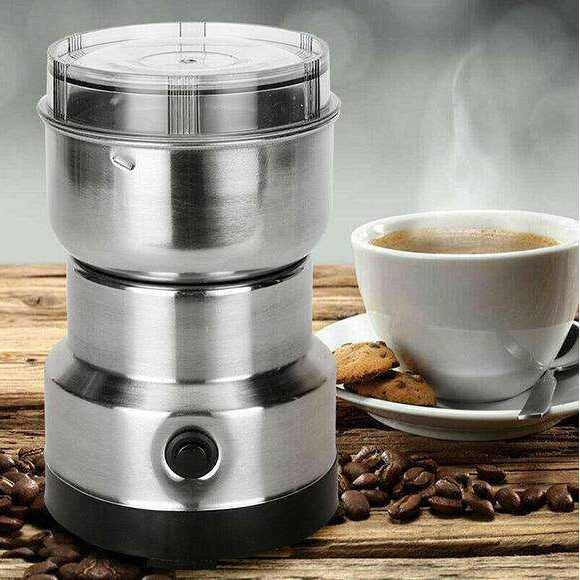 Automatic grinder - Stainless Steel Electric Coffee Grinder – Multipurpose Automatic Grinder for Spices, Beans, and Nuts