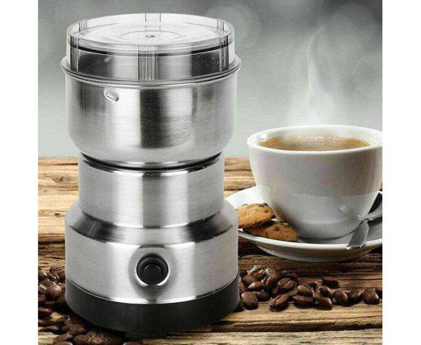 Automatic grinder - Stainless Steel Electric Coffee Grinder – Multipurpose Automatic Grinder for Spices, Beans, and Nuts