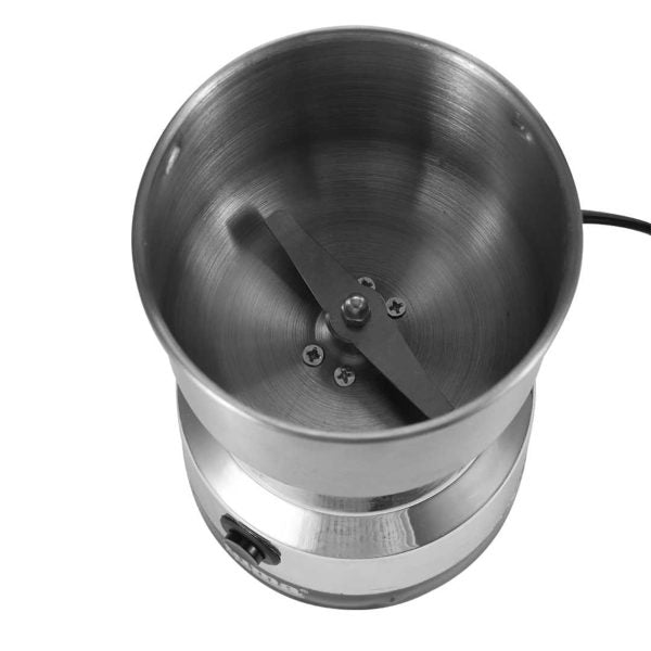 Automatic grinder - Stainless Steel Electric Coffee Grinder – Multipurpose Automatic Grinder for Spices, Beans, and Nuts