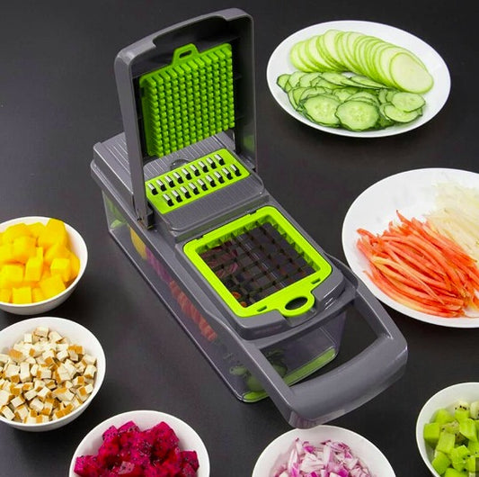 16-in-1 Mandoline Slicer & Vegetable Chopper – Multifunctional Food Cutter, Grater & Shredder for Carrot, Tomato, Cheese, Onion & More