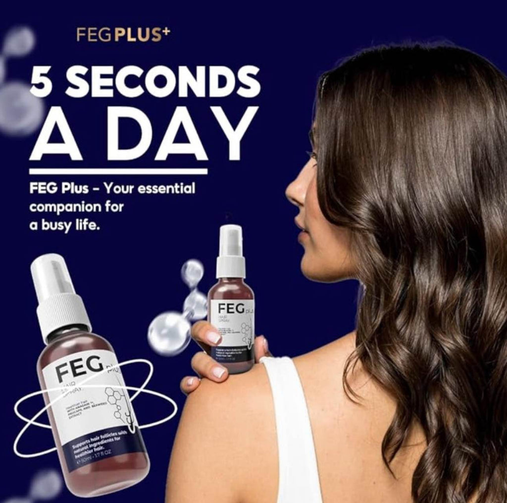 FEG Plus Hair Growth Spray – Prevent Hair Loss & Stimulate Growth in 14 Days
