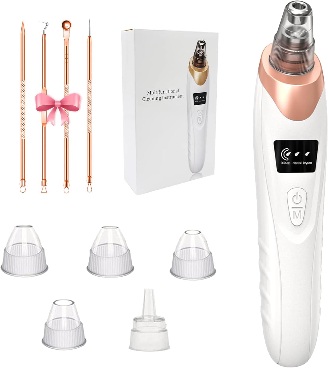 Electric Blackhead Remover Pore Vacuum With 5 Probes