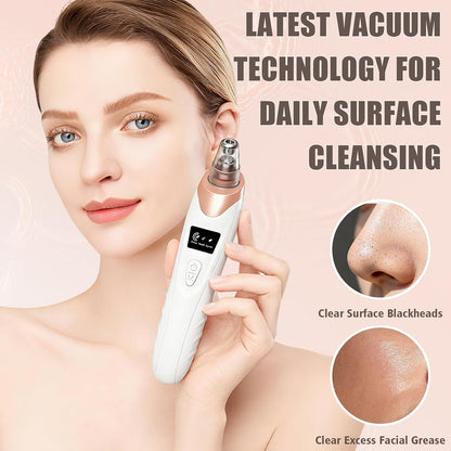 Electric Blackhead Remover Pore Vacuum With 5 Probes
