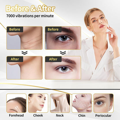 7-Color LED Face Sculpting Massager – Thermal & Sonic Care