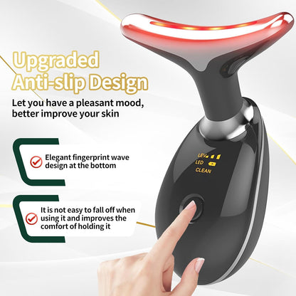 7-Color LED Face Sculpting Massager – Thermal & Sonic Care