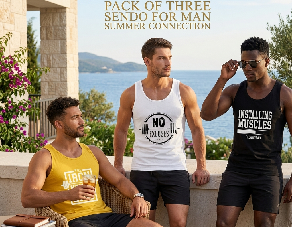 Men's Alpha Gym Tank Top (Pack of 3)