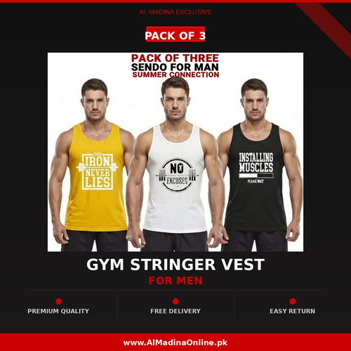 Men's Alpha Gym Tank Top (Pack of 3)