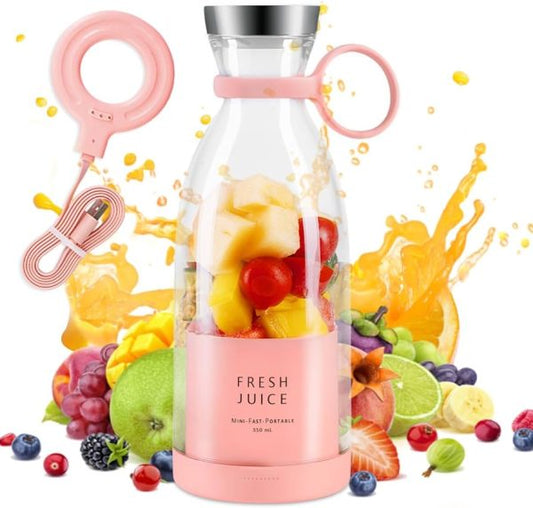 Mini Portable Blender – Rechargeable Electric Juicer for Smoothies, Shakes & Fruit Mixing