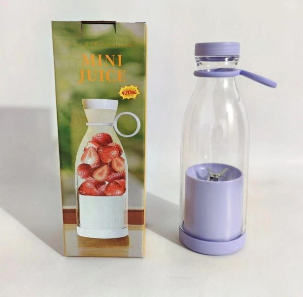 Mini Portable Blender – Rechargeable Electric Juicer for Smoothies, Shakes & Fruit Mixing