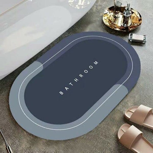 Non-Slip Soft Rubber Bath Mat for Tub and Shower – Machine Washable, Anti-Bacterial, PVC Bathroom Mat for Safety and Comfort