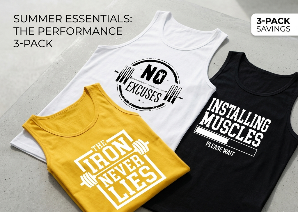 Men's Alpha Gym Tank Top (Pack of 3)