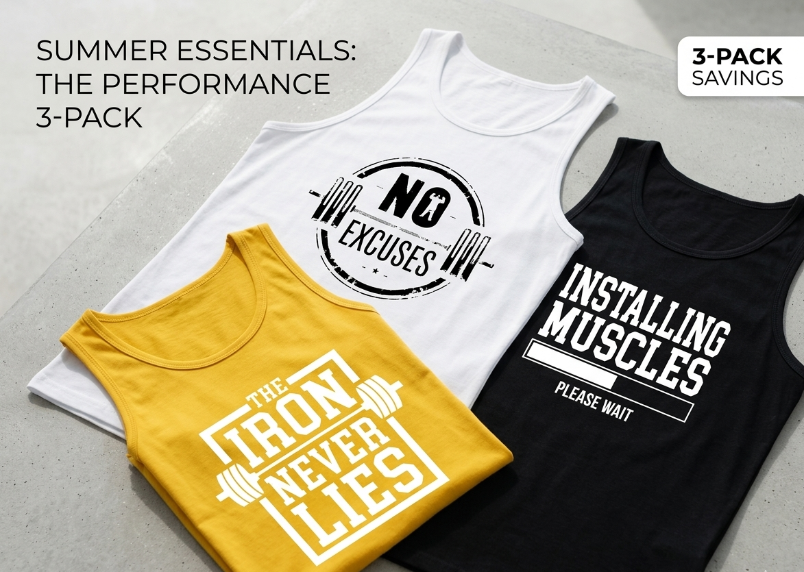 Men's Alpha Gym Tank Top (Pack of 3)